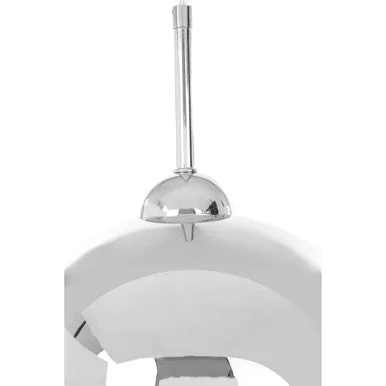 Osborn Chrome & White Inside Pendant Light
