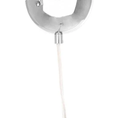 Osborn Chrome & White Inside Pendant Light