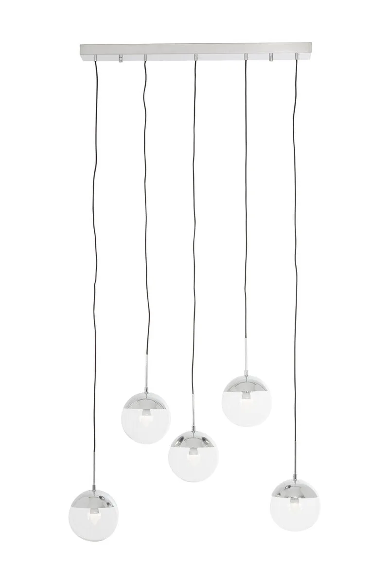 Revive Chrome 5 Pendant Light