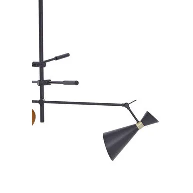 Linox 3 Shade Black & Gold Pendant