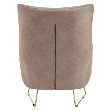 Henry Light Brown Leather Armchair