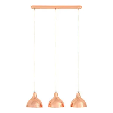Jasper 3 Pendant Light With Copper