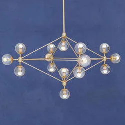 Abira Fifteen Arm Gold Pendant Light