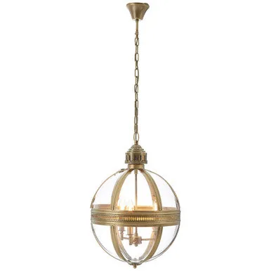 Hampstead Brass Pendant Light
