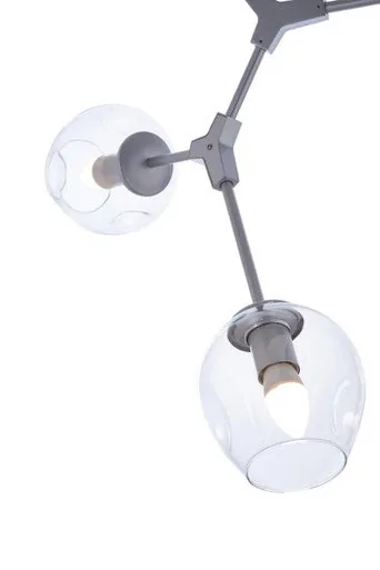 Abira 5 Arm Silver Pendant Light
