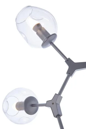 Abira 5 Arm Silver Pendant Light