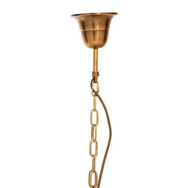 Hampstead Brass 6 Bulb Pendant Light
