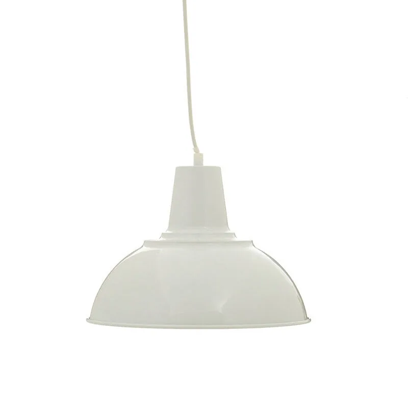 Bryen White Metal Pendant Light