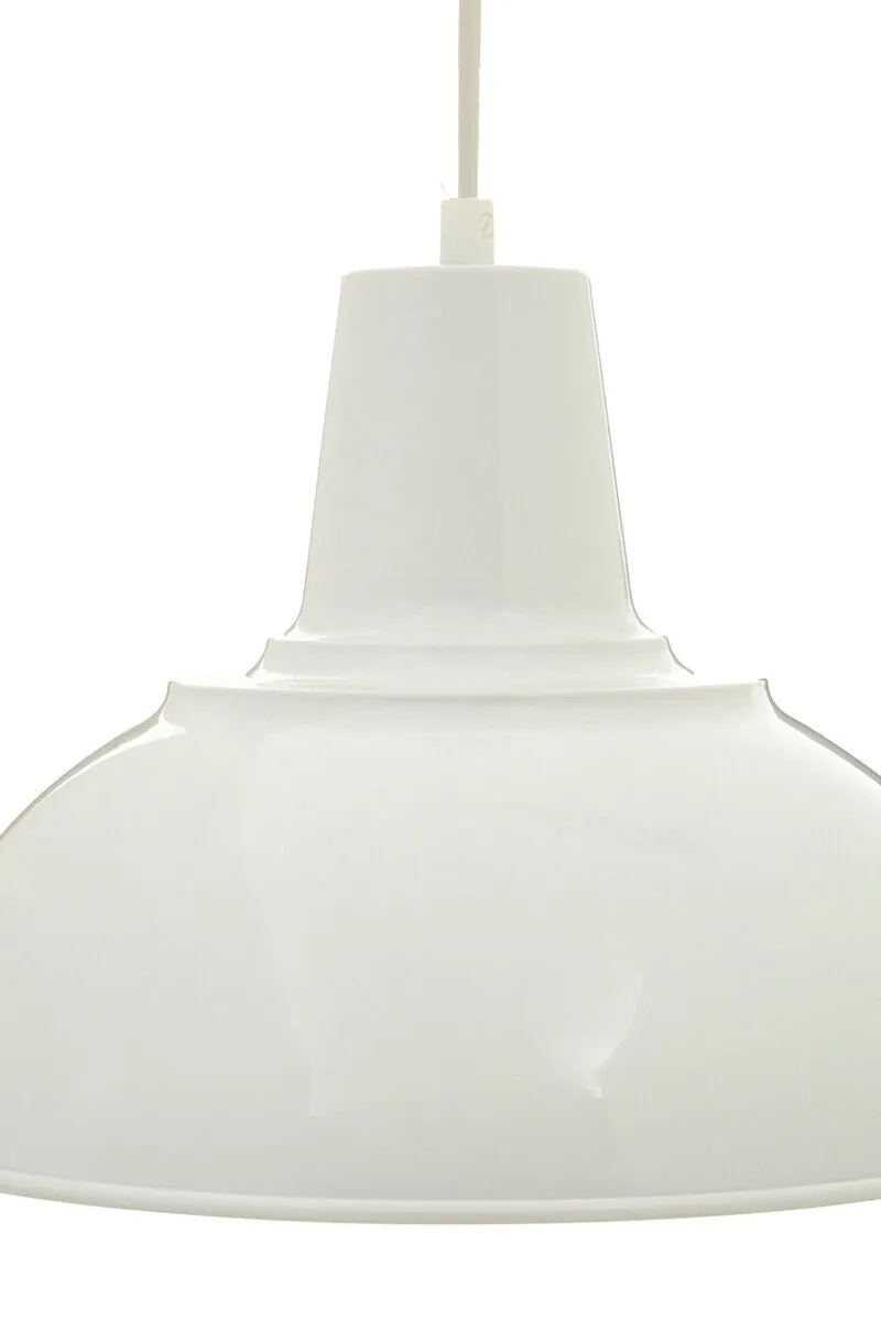 Bryen White Metal Pendant Light