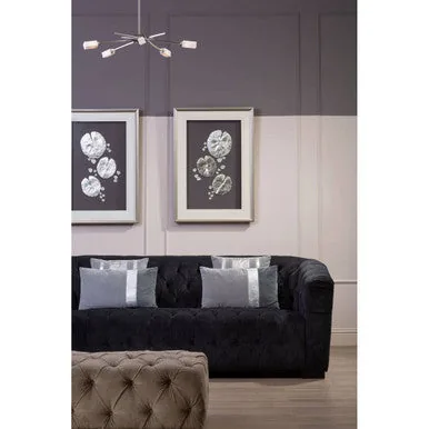 Abira 5 Frosted Glass Shade Pendant Lamp