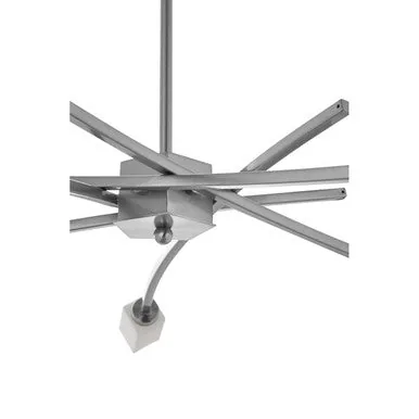 Abira 5 Frosted Glass Shade Pendant Lamp