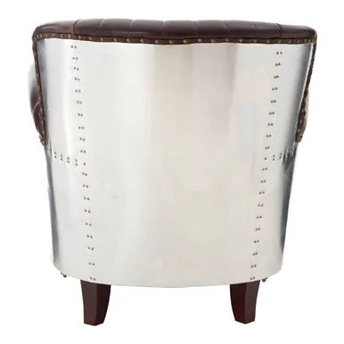 Victor Brown Leather Armchair