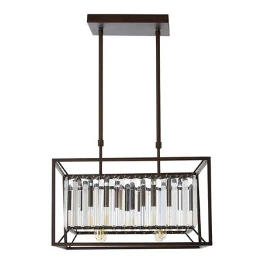Akiko 4 Bulb Matte Black Ceiling Light