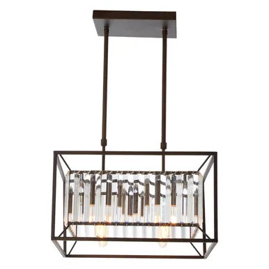 Akiko 4 Bulb Matte Black Ceiling Light