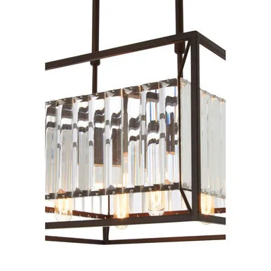 Akiko 4 Bulb Matte Black Ceiling Light