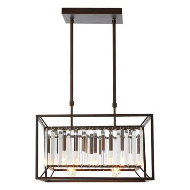 Akiko 4 Bulb Matte Black Ceiling Light