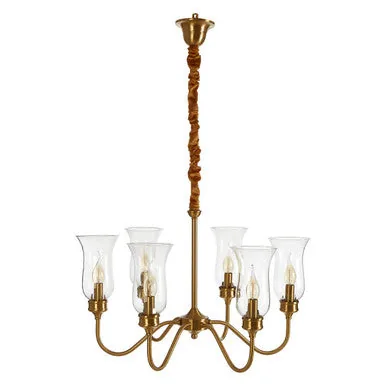 Zissi Glass Gold Modern Ceiling Light