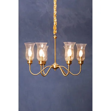 Zissi Glass Gold Modern Ceiling Light
