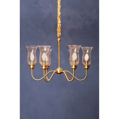 Zissi Glass Gold Modern Ceiling Light