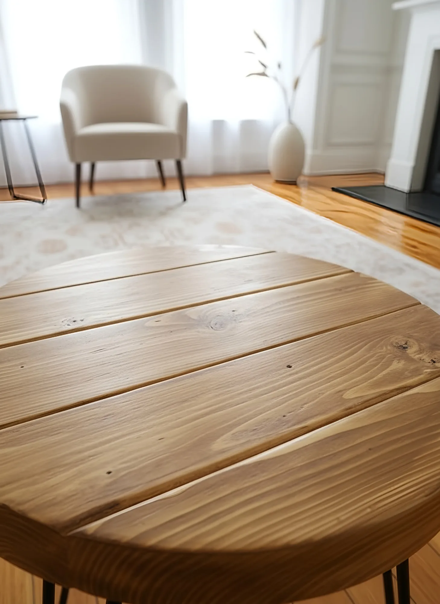 OLVA Round Chunky Coffee Table