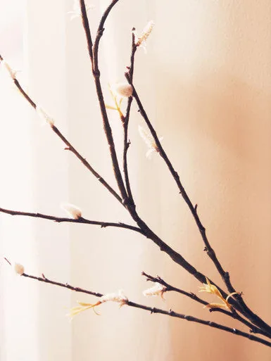 Fiori Tall Pink Cherry Blossom Spray Flower Stem