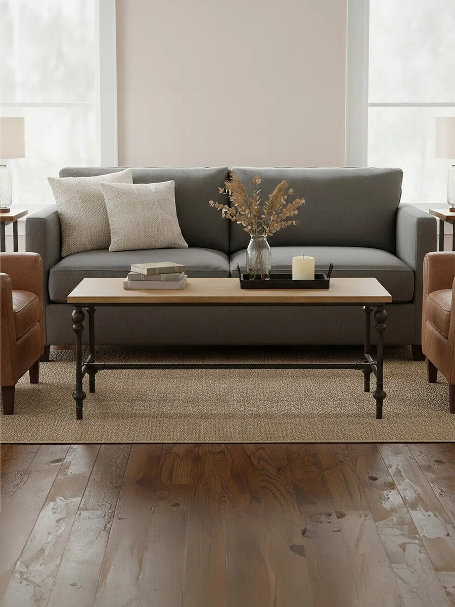 Tribeca Black Industrial Coffee Table