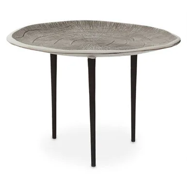 Silver Oak Top Coffee Tables With Black Legs, Silva