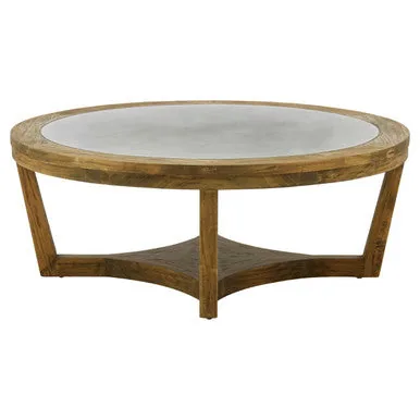 Merdeka Mango Wood Natural Contemporary Coffee Table