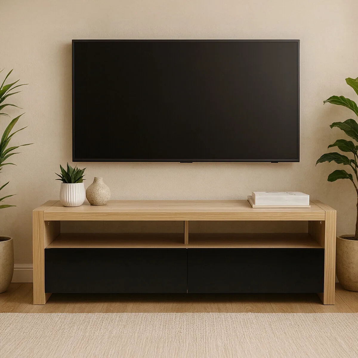 Loki 2 Drawers & 1 Shelf Coffee Table