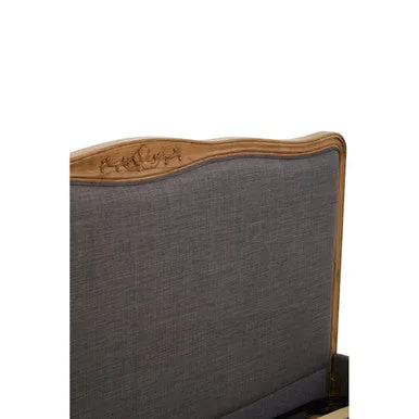 Parkside Grey Fabric Super Kingsize Bed
