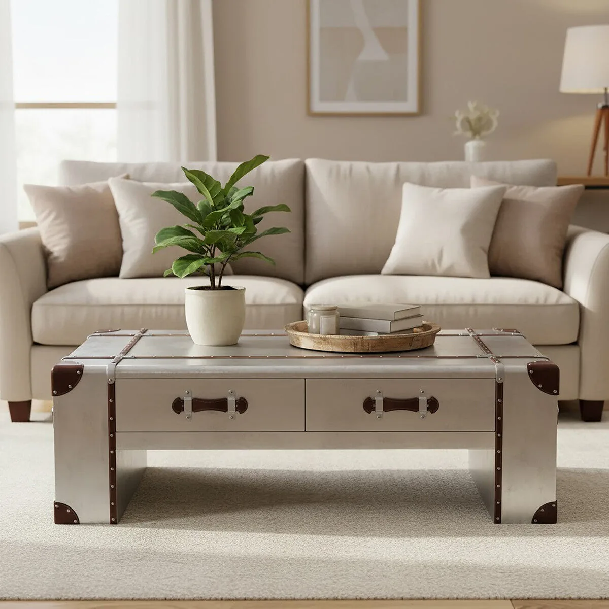 Avro Coffee Table With 2 Drawers