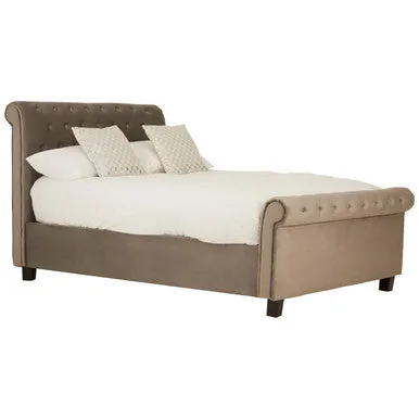 Orlando Grey Ottoman Double Bed