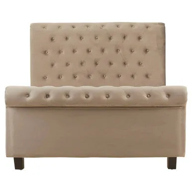 Orlando Grey Ottoman Double Bed