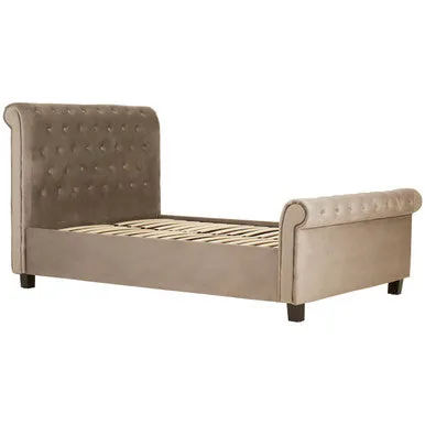 Orlando Grey Ottoman Double Bed