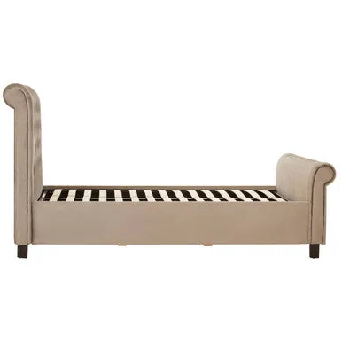 Orlando Grey Ottoman Double Bed