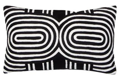 Bosie Ozella Black & White Cushion