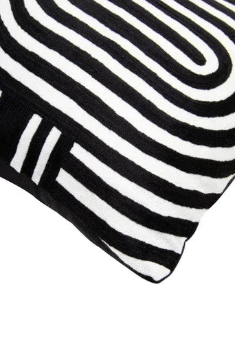 Bosie Ozella Black & White Cushion
