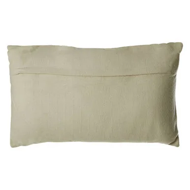 Bosie Kensington Townhouse Rectangular Ivory & Silver Check Cushion