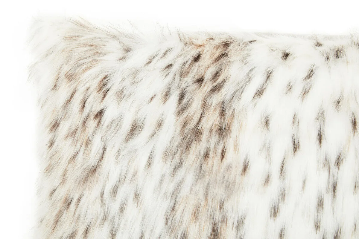 Bosie Lamina Animal Print Rectangular Fur Cushion