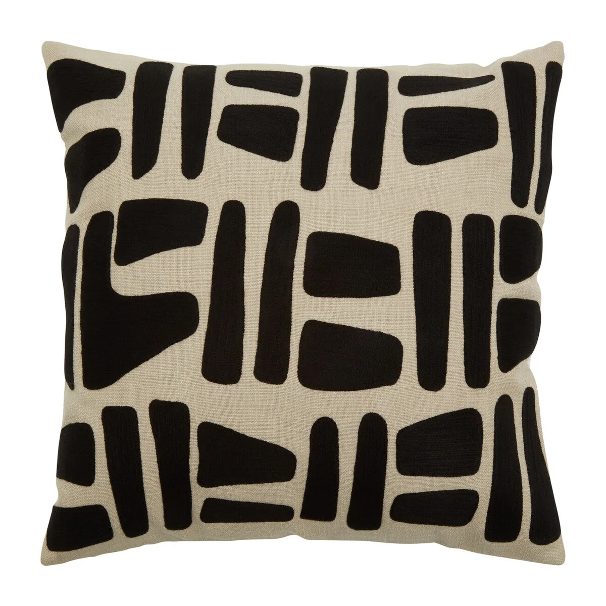 Bosie Ozella Natural & Black Square Cushion