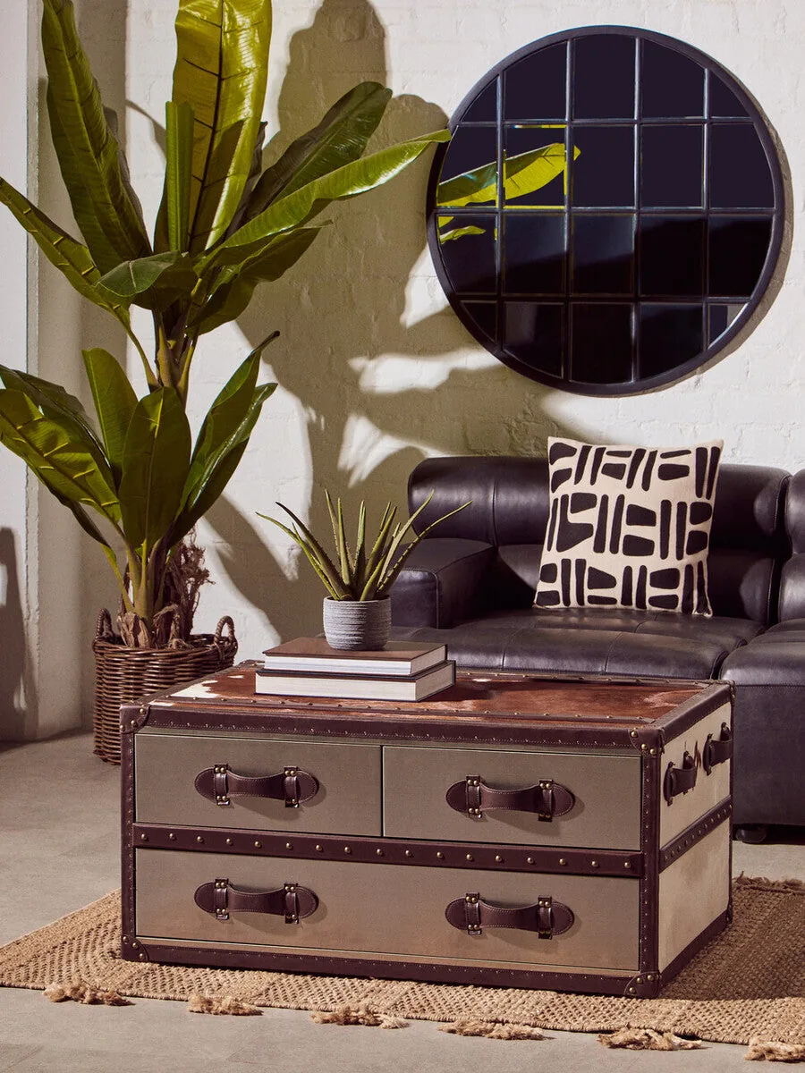 Bosie Ozella Natural & Black Square Cushion