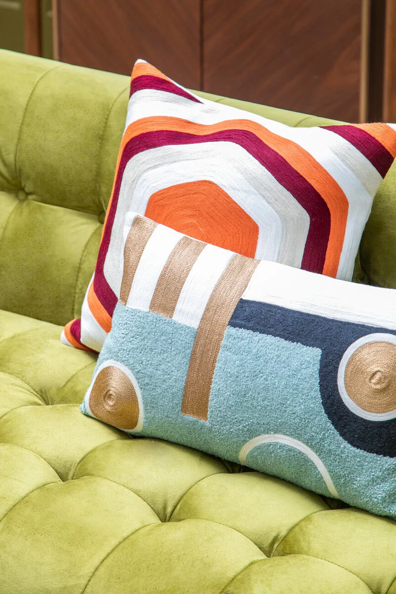 Bosie Ozella Hexagonal Multicolour Cushion