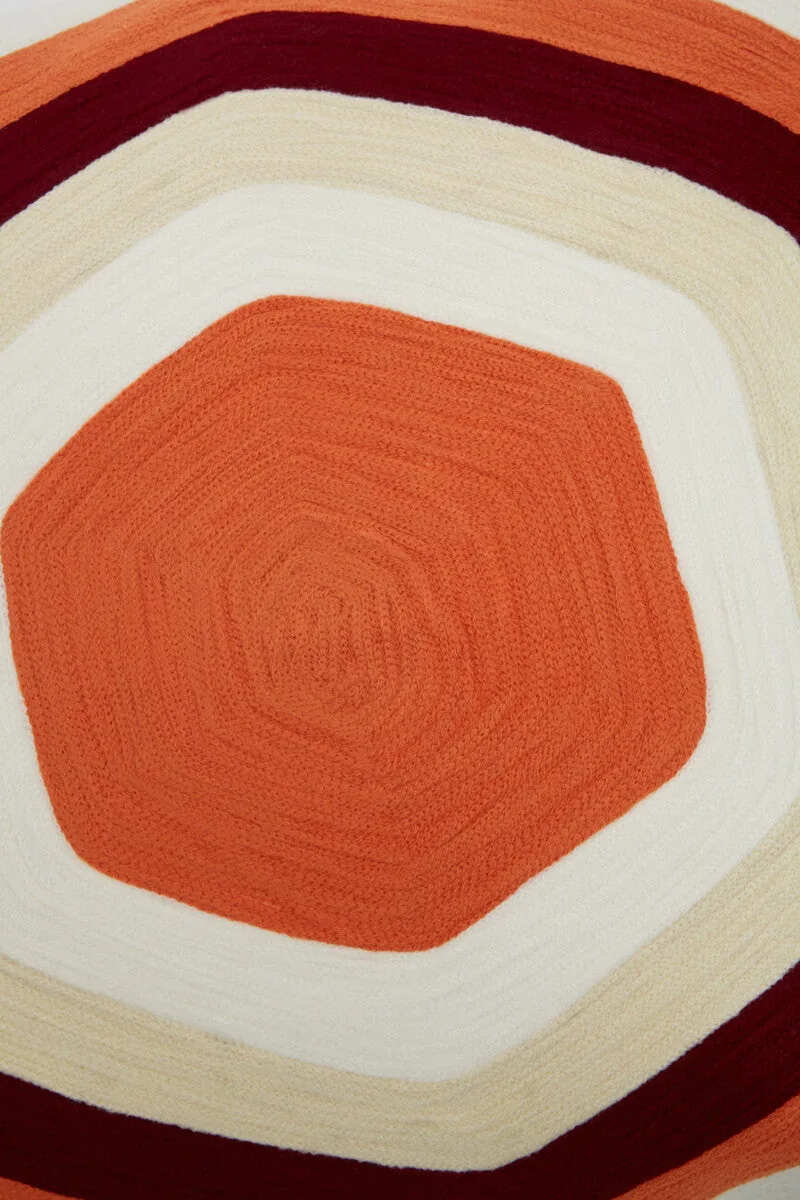 Bosie Ozella Hexagonal Multicolour Cushion