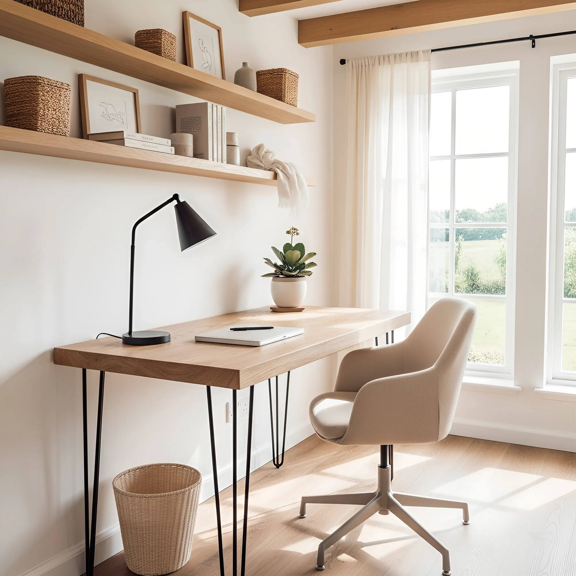 LARIA Oak Study Table / Desk