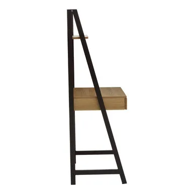Bradbury Natural Oak Desk With Metal Frame