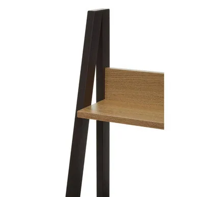 Bradbury Natural Oak Desk With Metal Frame