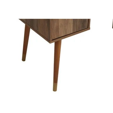 Frida Wood Veneer Desk With Storage