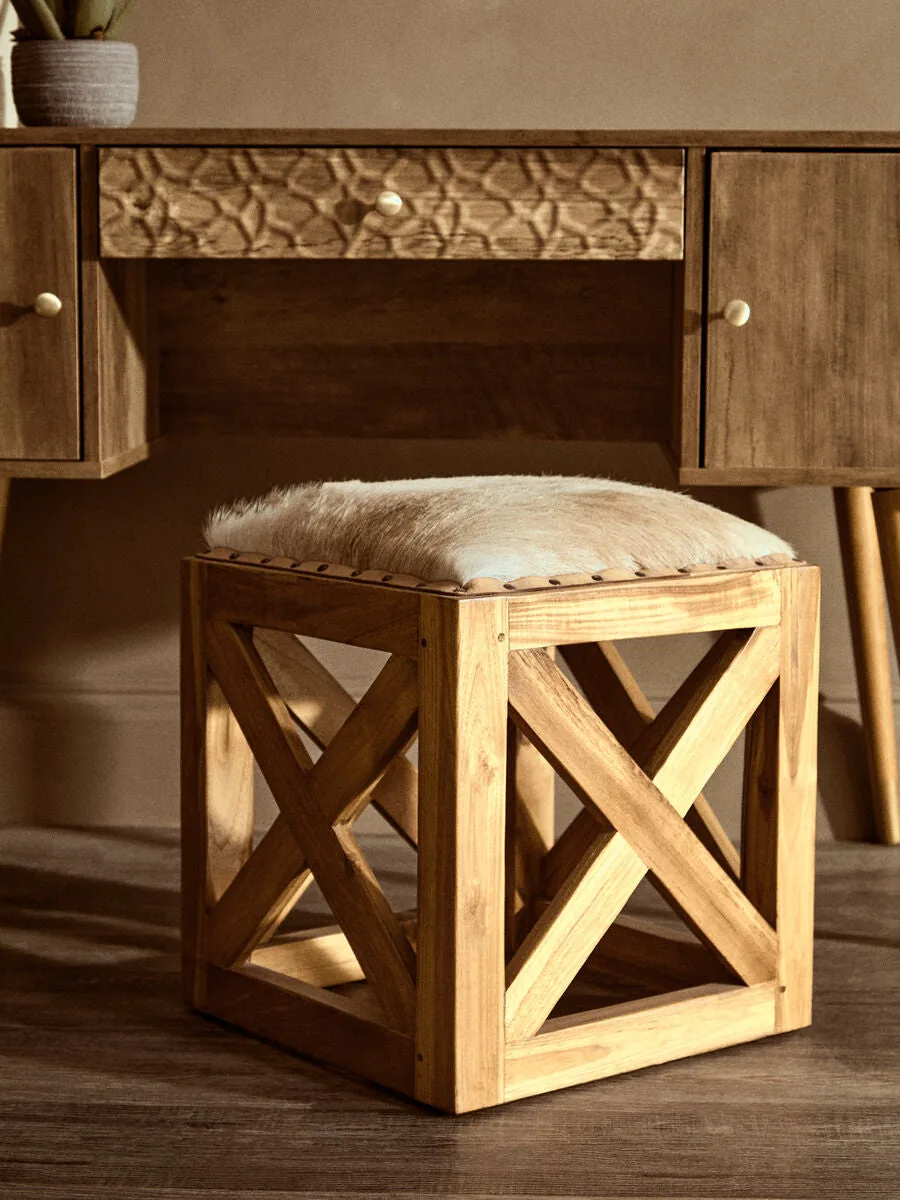 Frida Wood Veneer Desk With Storage