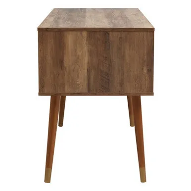 Frida Wood Veneer Desk With Storage