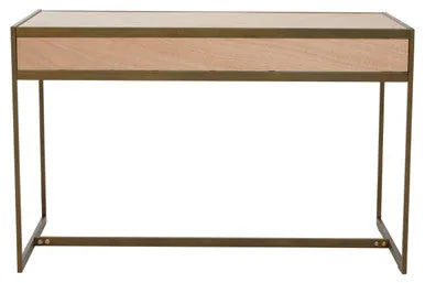 Grenoble Oak Veneer 2 Drawer Desk